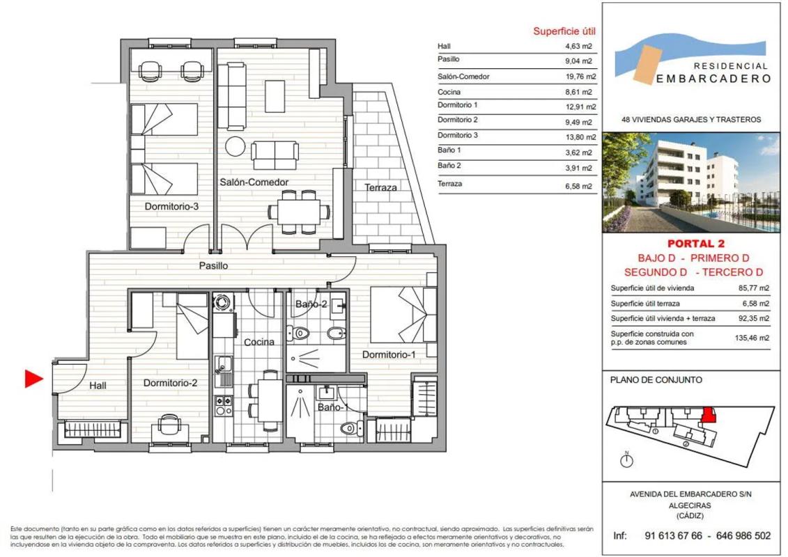 Obra nueva Residencial Embarcadero en Algeciras (Revista) plan 4