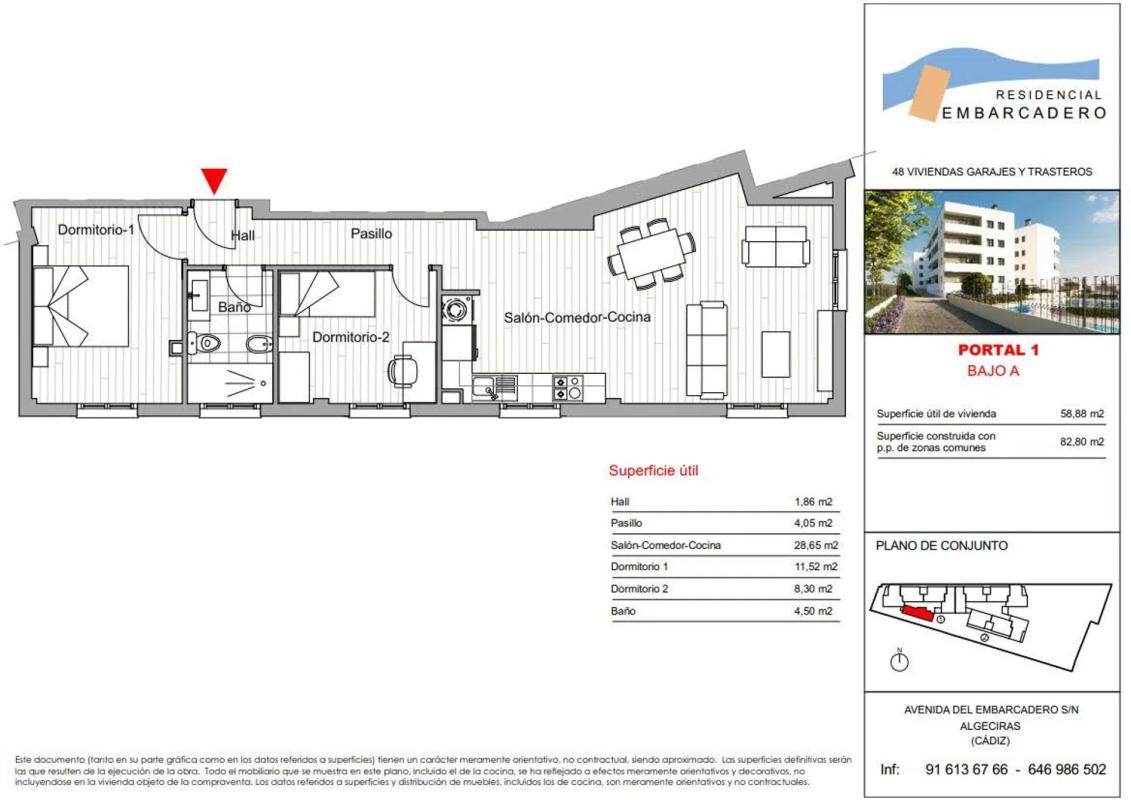 Obra nueva Residencial Embarcadero en Algeciras (Revista) plan 5