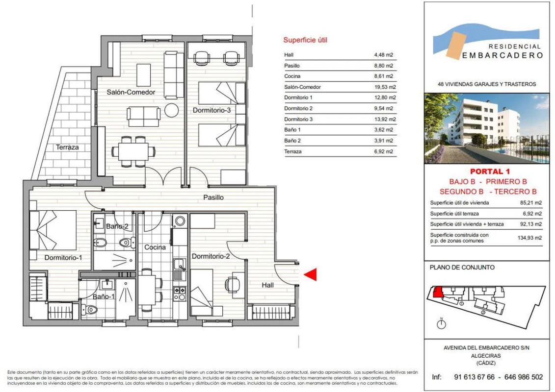 Obra nueva Residencial Embarcadero en Algeciras (Revista) plan 6