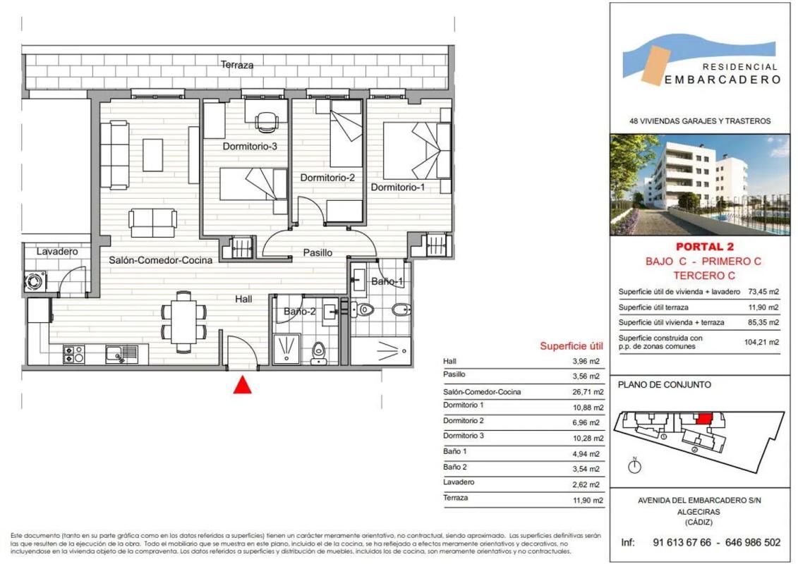 Obra nueva Residencial Embarcadero en Algeciras (Revista) plan 10