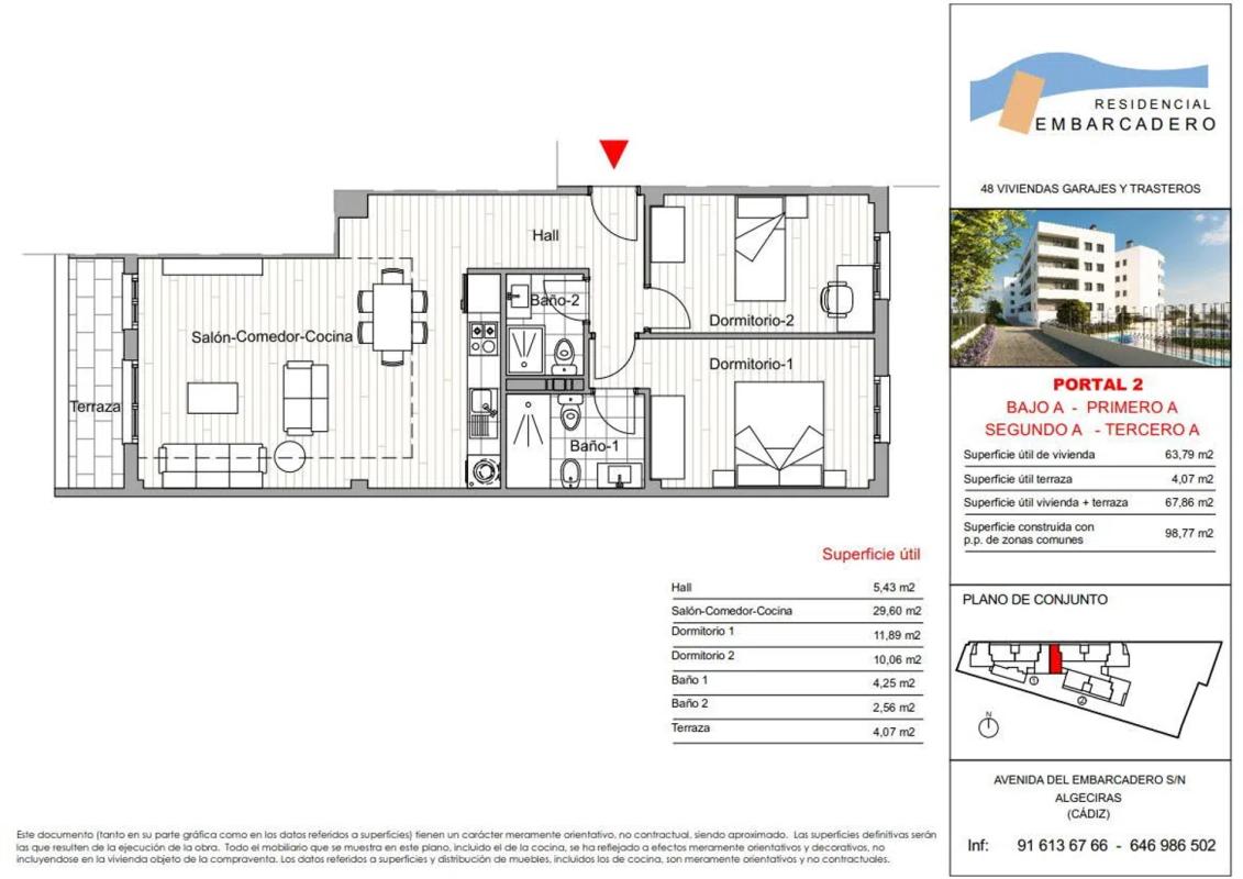 Obra nueva Residencial Embarcadero en Algeciras (Revista) plan 12