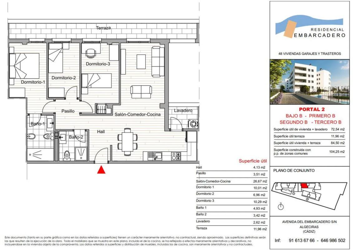 Obra nueva Residencial Embarcadero en Algeciras (Revista) plan 13