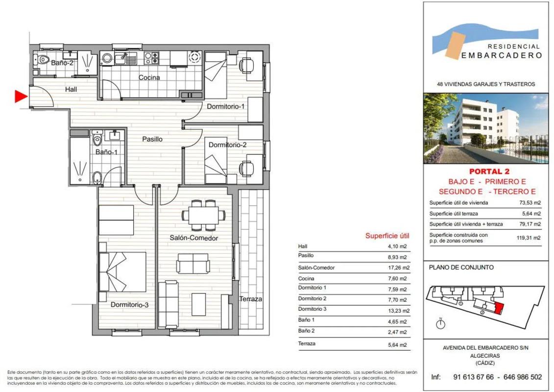 Obra nueva Residencial Embarcadero en Algeciras (Revista) plan 14
