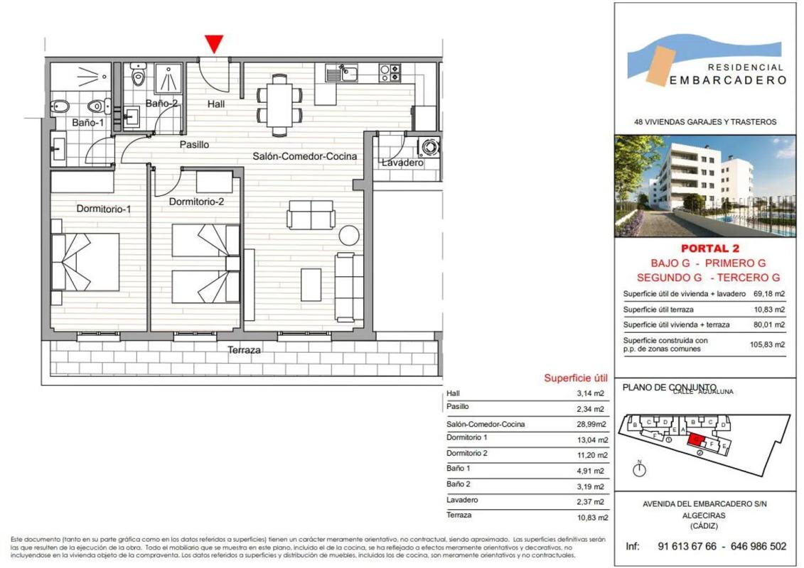 Obra nueva Residencial Embarcadero en Algeciras (Revista) plan 16