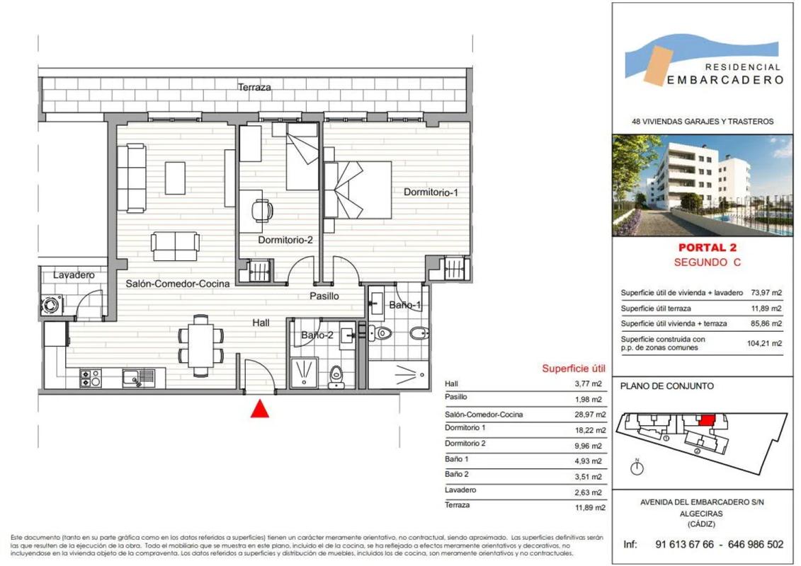 Obra nueva Residencial Embarcadero en Algeciras (Revista) plan 17