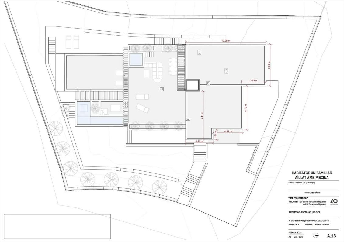 Obra nueva VILLA BALEARS en Calonge (Revista) plan 2