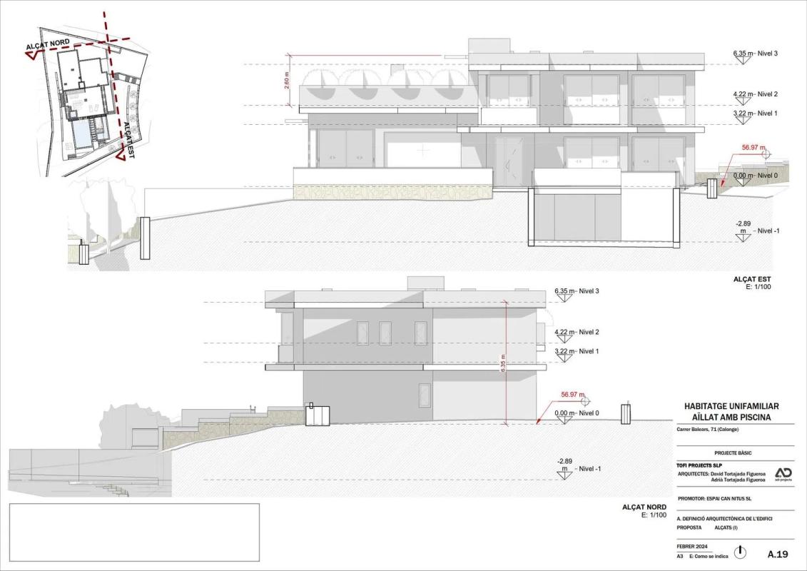 Obra nueva VILLA BALEARS en Calonge (Revista) plan 6