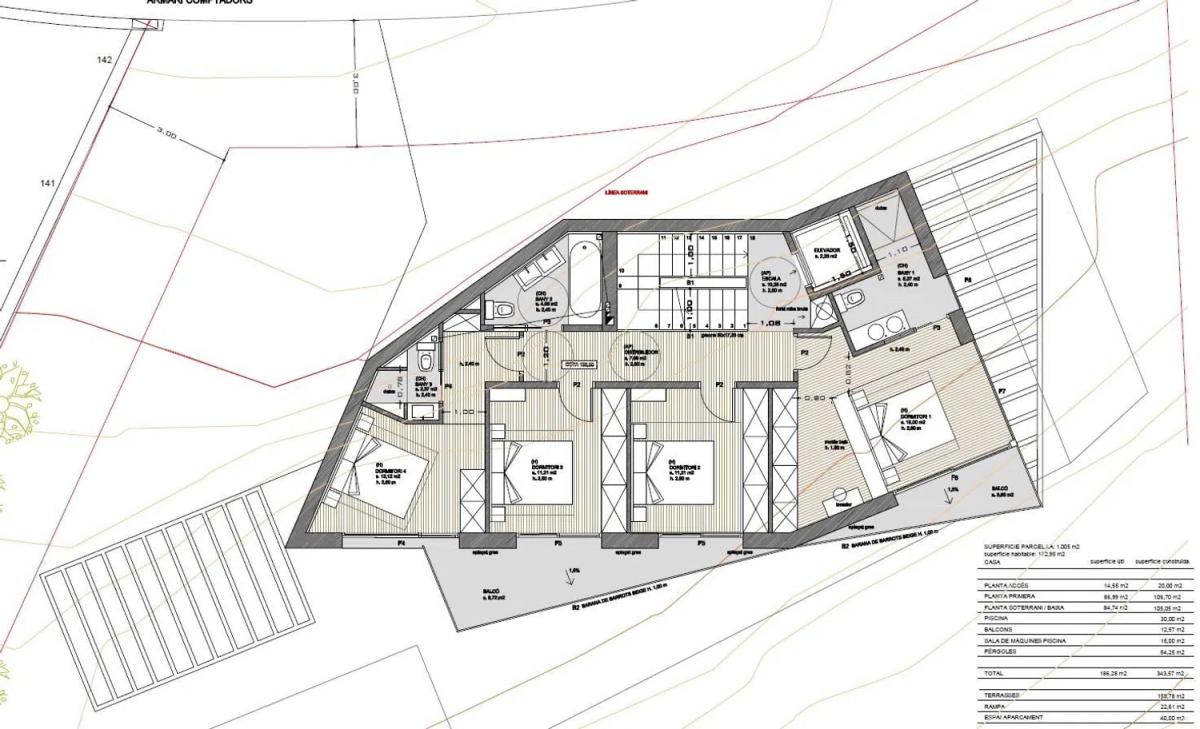 Obra nueva Vivienda en Begur en Begur (Revista) plan 2