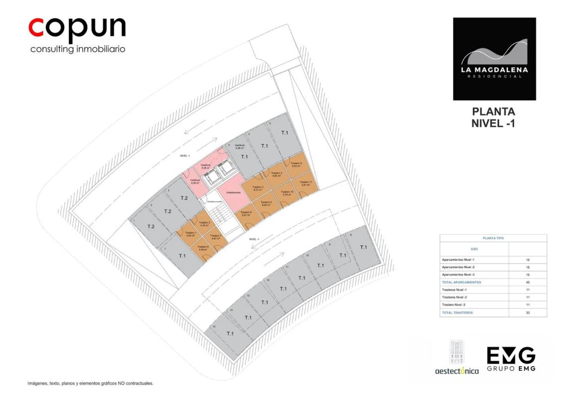 Obra nueva Residencial La Magdalena en Avilés (Revista) plan 3