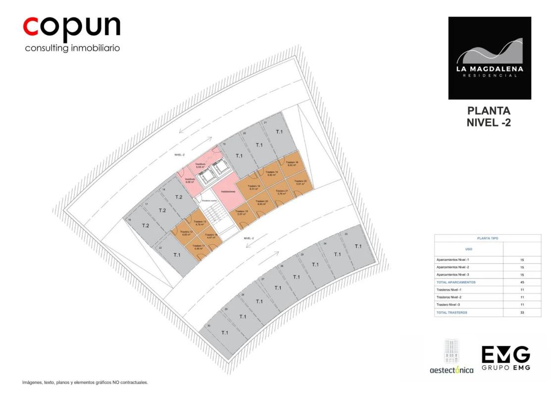 Obra nueva Residencial La Magdalena en Avilés (Revista) plan 4