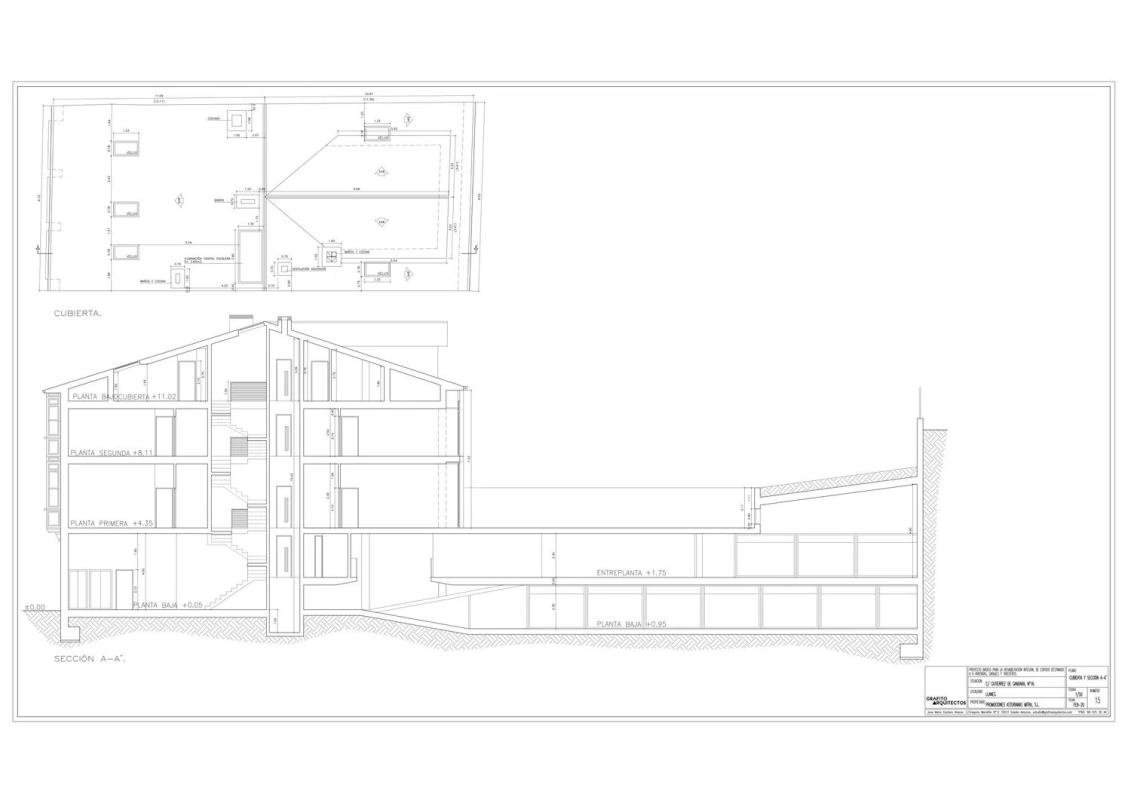 Obra nueva Residencial Calle Nueva en Llanes (Revista) plan 2