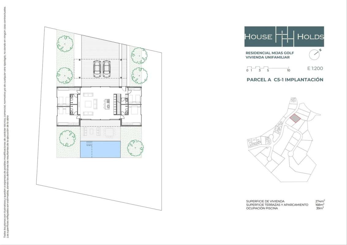 Продажа отдельного шале в Calle Lagar de Cala Golf s/n, Михас plan 1
