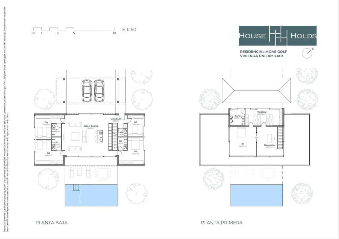 Продажа отдельного шале в Calle Lagar de Cala Golf s/n, Михас plan 2