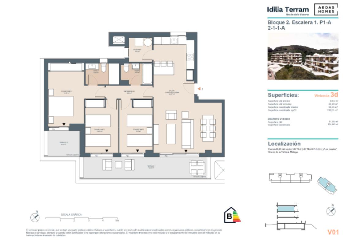 Sprzedaż mieszkania w pueblo, Rincón de la Victoria
plan 1