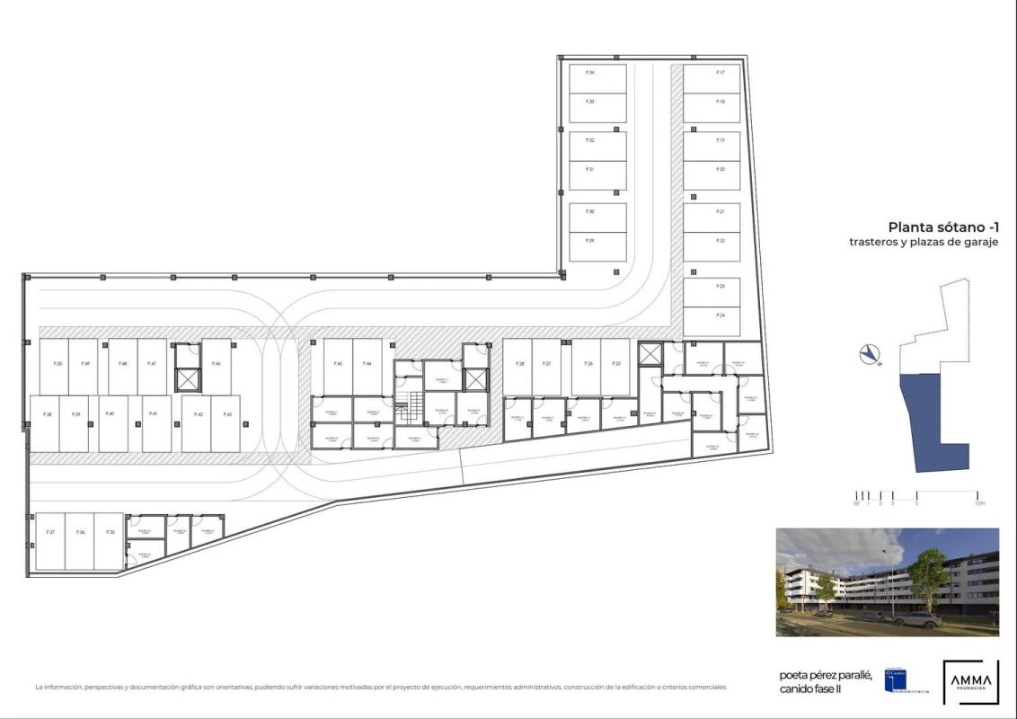 Obra nueva Poeta Pérez Parallé | Canido fase II en Ferrol (Revista) plan 1