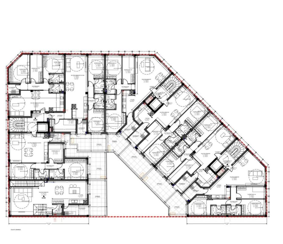 Obra nueva Moderno Apartamento en el pueblo de Campos en Campos (Revista) plan 1