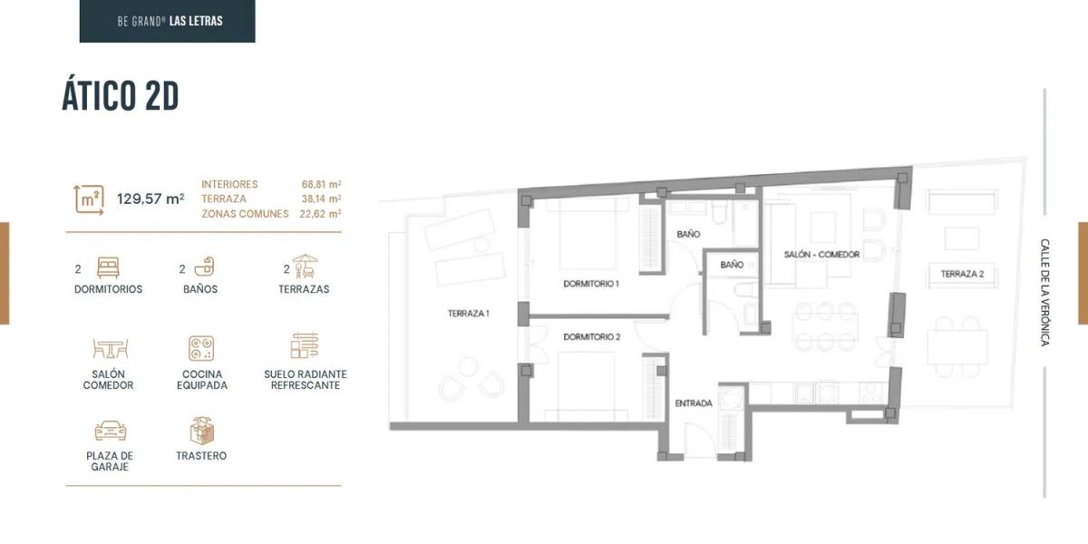 Venta de ático en  Fucar, 5, Madrid plan 3