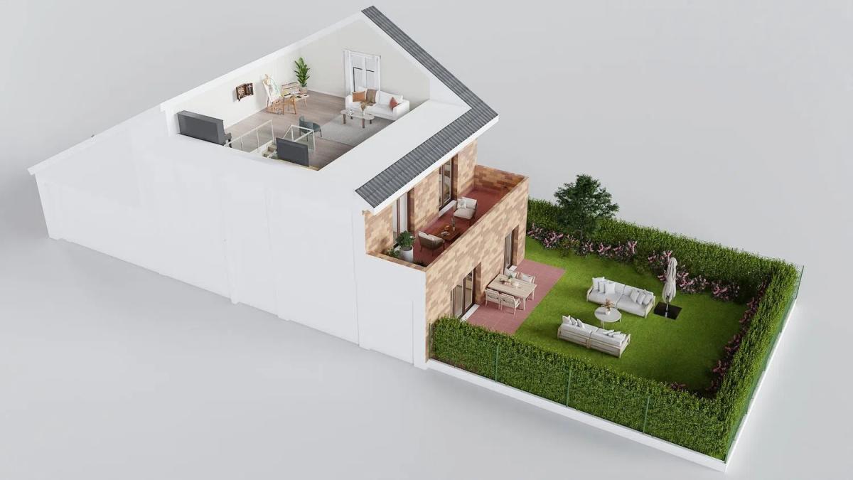 Obra nueva Montecaliza Sanagus en San Agustin de Guadalix (Revista) plan 5