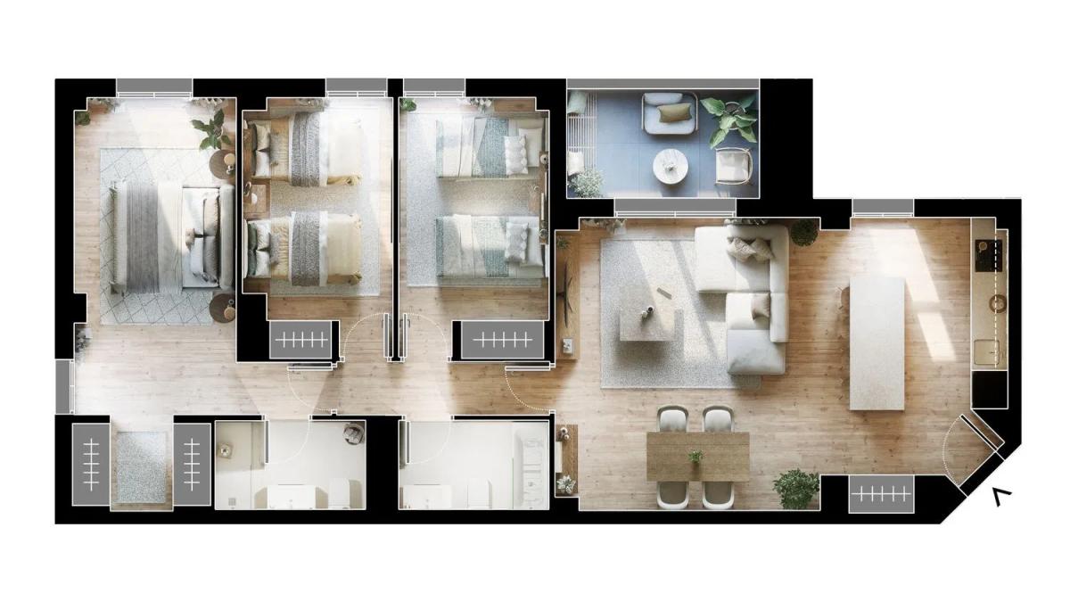 Новостройка Iris Berrocales в Мадрид plan 1