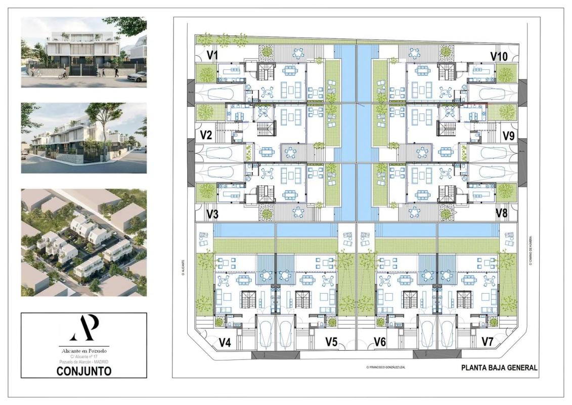 Venta de chalet adosado en Calle Alicante, 17 , Pozuelo de Alarcón plan 1