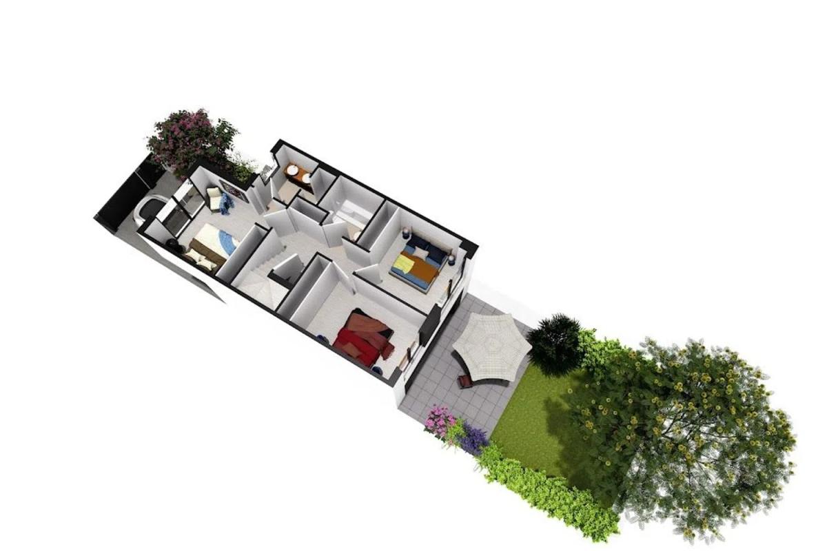 Venta de chalet adosado en  Hoces de Riaza, 6 , Villalbilla plan 1