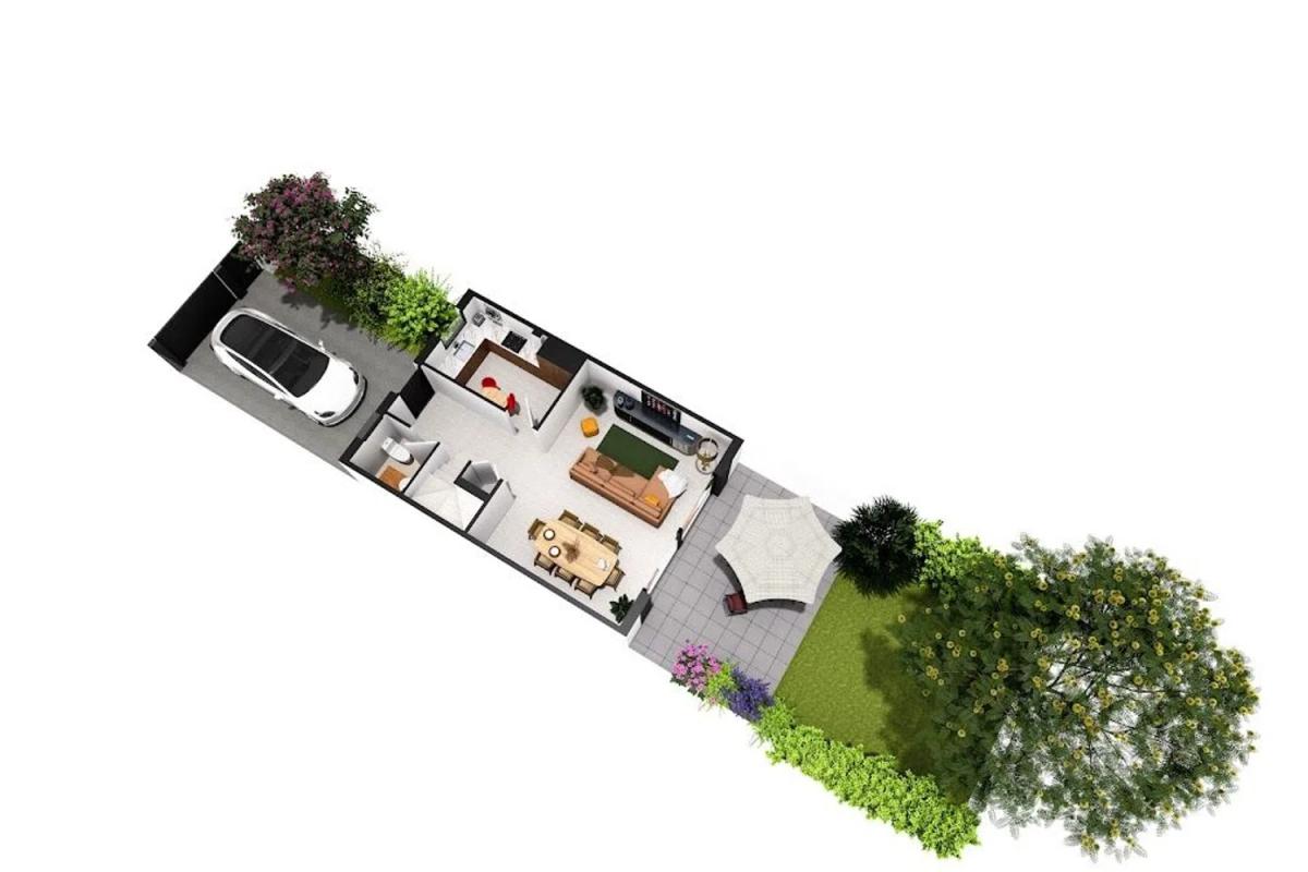 Venta de chalet adosado en  Hoces de Riaza, 6 , Villalbilla plan 4