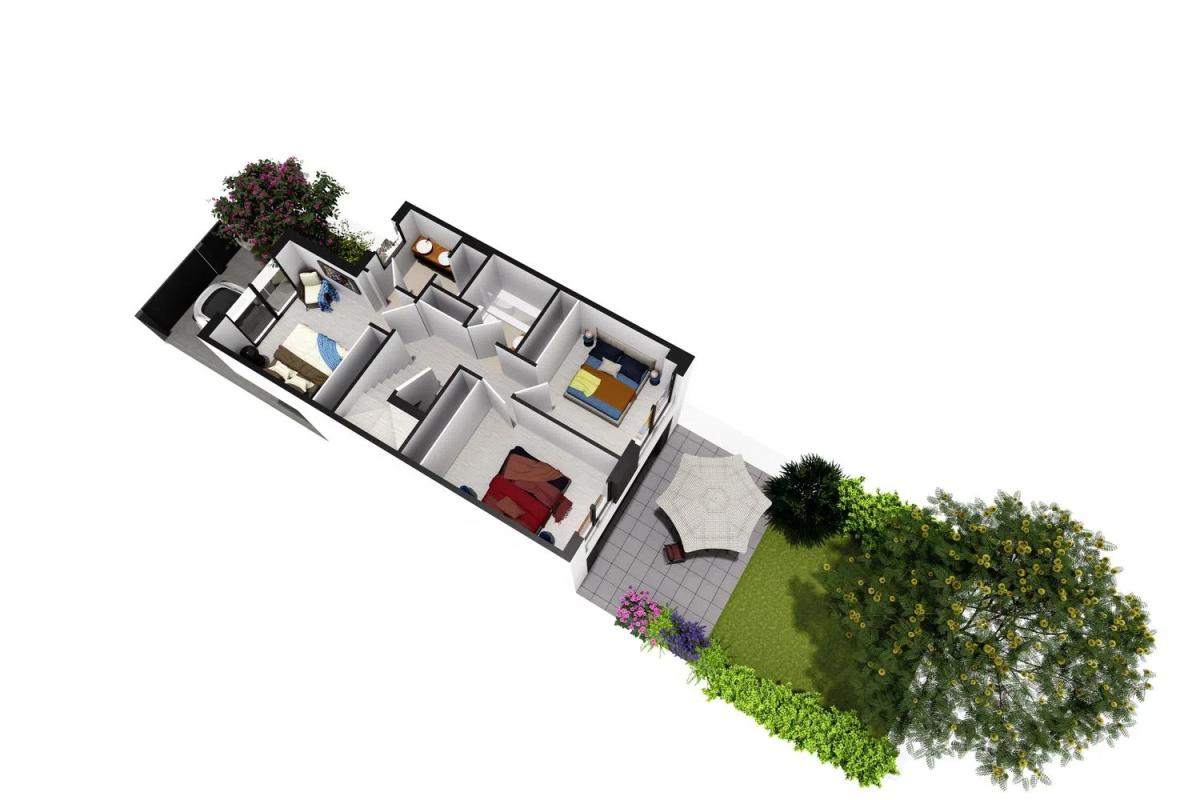 Venta de chalet adosado en  Hoces de Riaza, 6 , Villalbilla plan 9