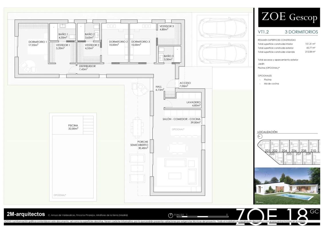 Obra nueva Zoe18 GC en Miraflores de la Sierra (Revista) plan 2