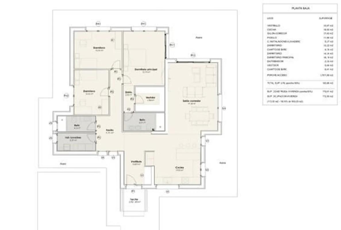 Obra nueva Chalet independiente Nuevo Baztan en Eurovillas (Revista) plan 1