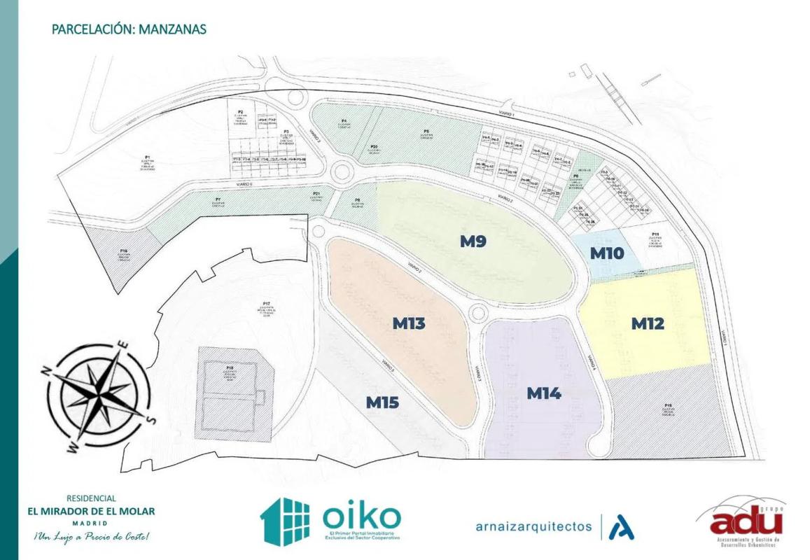 Obra nueva Residencial El Mirador de El Molar en El Molar (Revista) plan 1