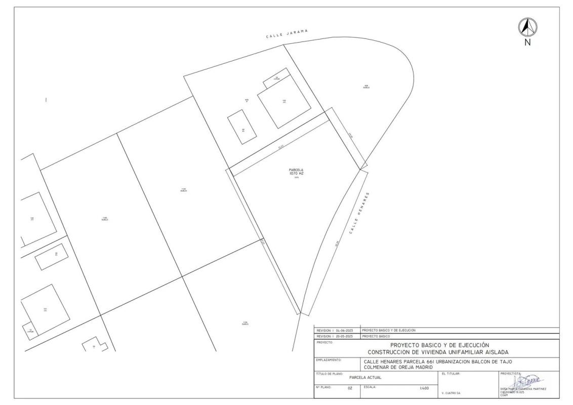 Obra nueva Vivienda unifamiliar Henares en Colmenar de Oreja (Revista) plan 2