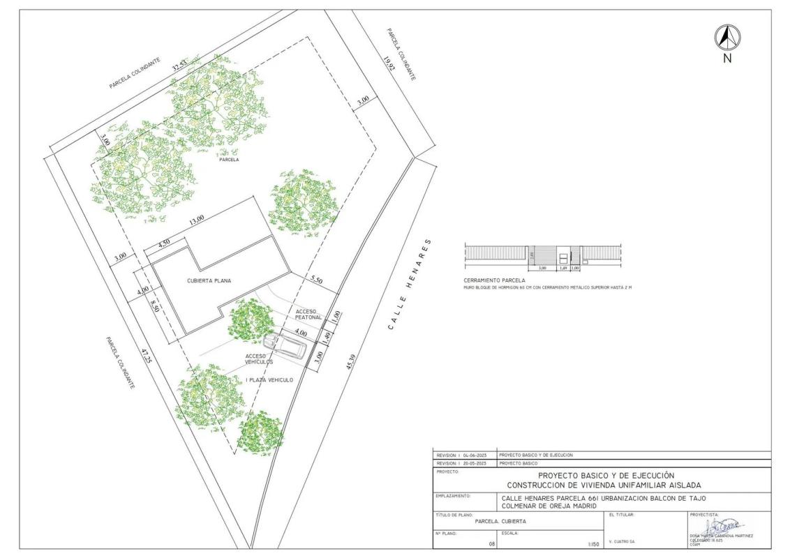 Obra nueva Vivienda unifamiliar Henares en Colmenar de Oreja (Revista) plan 5