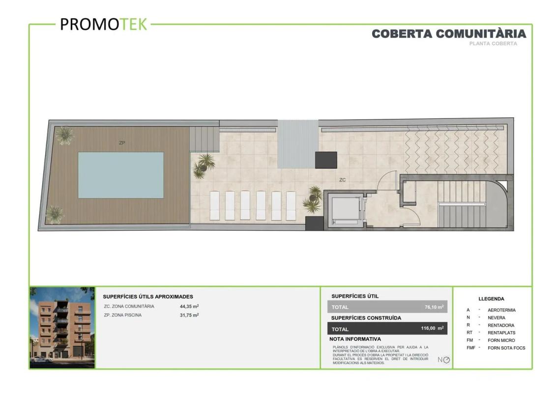 Obra nueva MARTÍ PUJOL en Badalona (Revista) plan 1