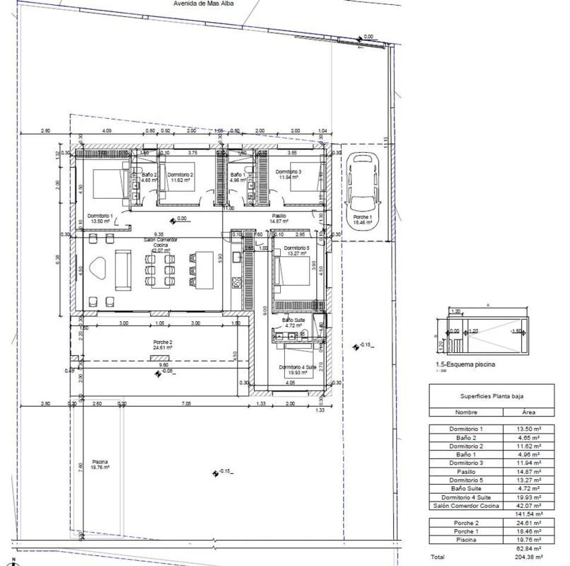 Venta de chalet independiente en Avenida Mas Alba, 26, Sant Pere de Ribes
 plan 1