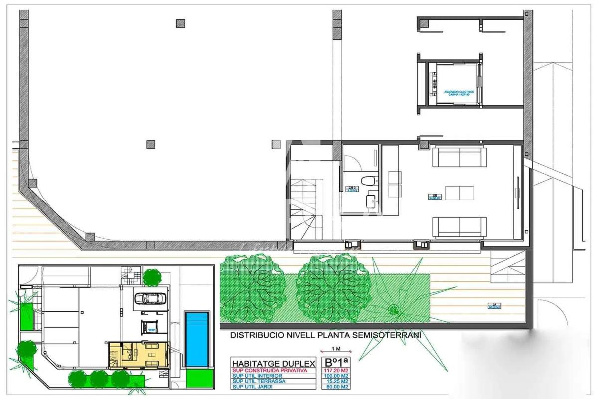 Obra nueva Avinguda 308 en Castelldefels (Revista) plan 1