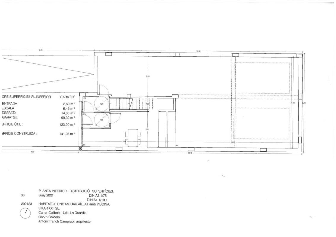 Новостройка Casa Unifamiliar Autosostenible в Калдерс plan 1
