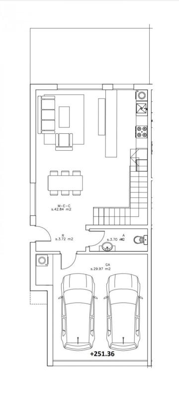Obra nueva Casa unifamiliar en Navarcles en Navarcles (Revista) plan 1