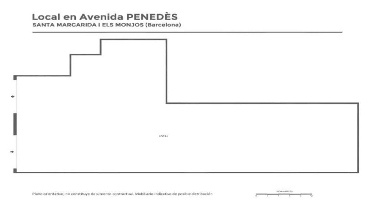 Venta de piso en Avenida del Penedès, Santa Margarida i els Monjos
 plan 1
