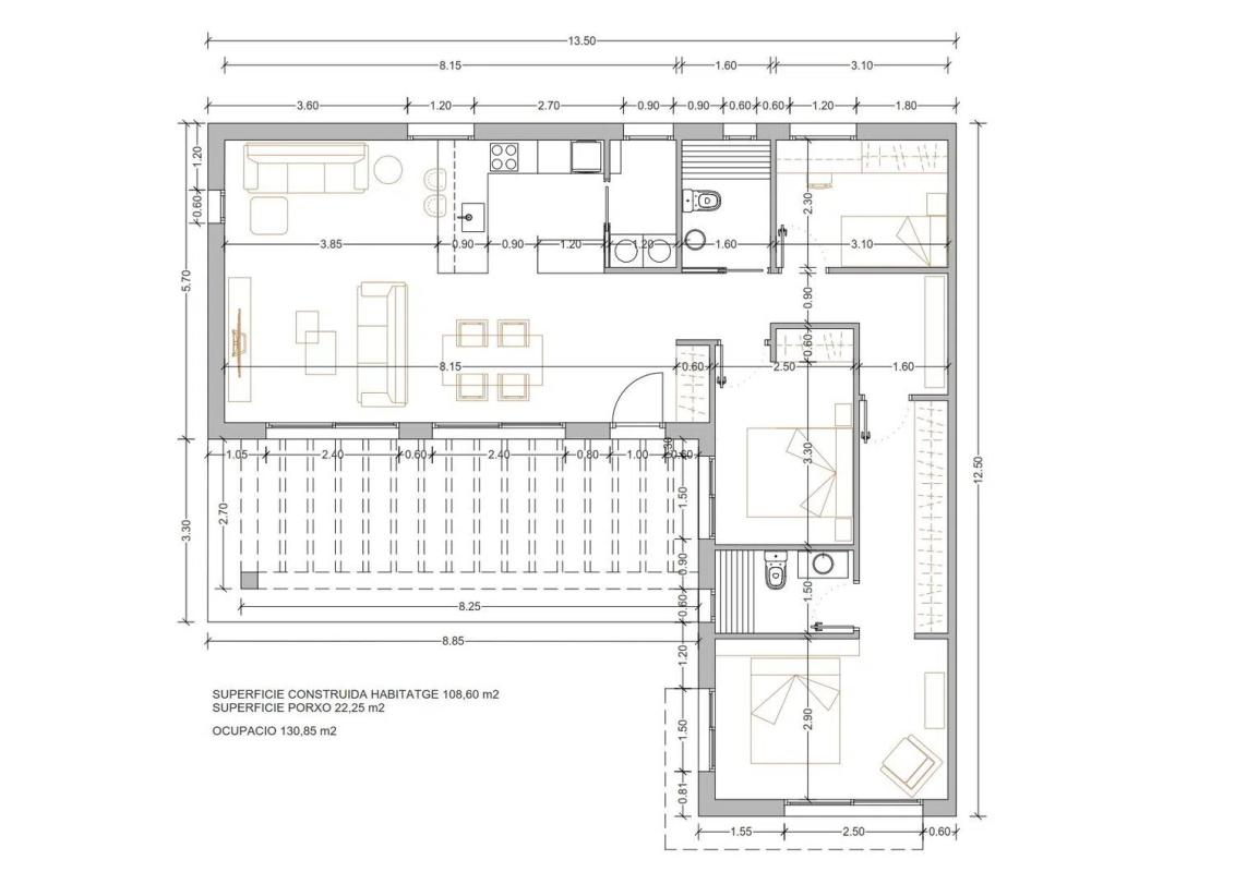 Obra nueva Països Catalans nº 29 en Sant Martí Sarroca (Revista) plan 1