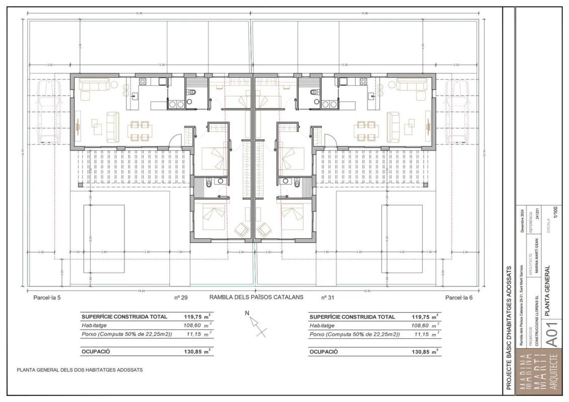 Obra nueva Països Catalans nº 29 en Sant Martí Sarroca (Revista) plan 2