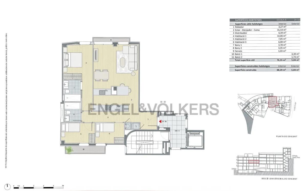 Obra nueva Major en Vallirana (Revista) plan 1