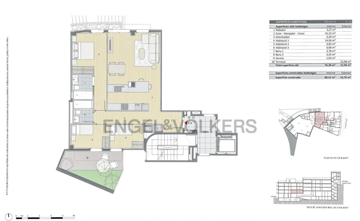 Obra nueva Major en Vallirana (Revista) plan 2