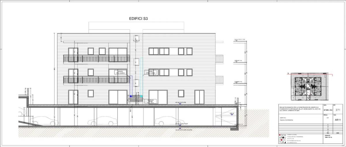Obra nueva Residencial Cal Conde Fase III en Cabrera de Mar (Revista) plan 4
