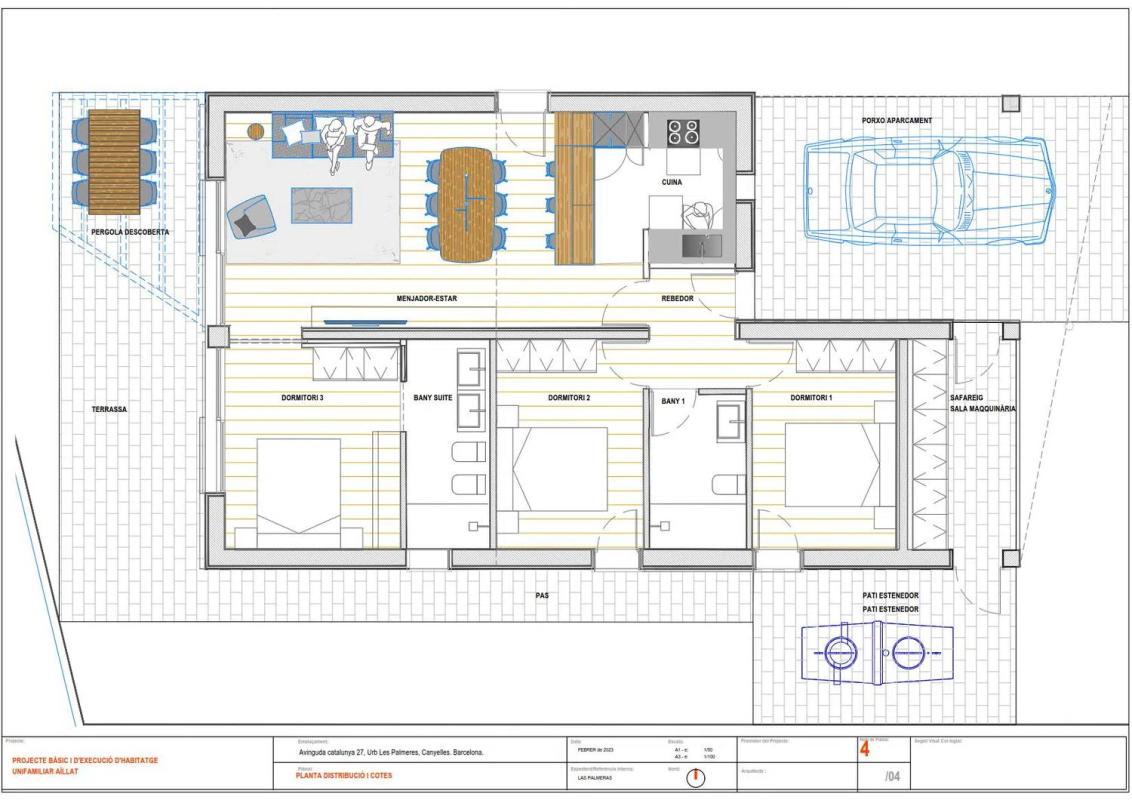 Venta de chalet independiente en Avenida Catalunya, 27, Canyelles
 plan 1