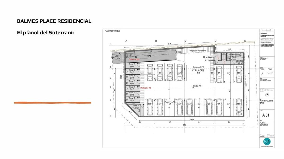 Obra nueva Balmes Place Residencial en Matadepera (Revista) plan 1