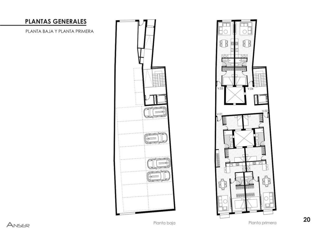 Obra nueva RESIDENCIAL BELAMORA en Burjassot (Revista) plan 1