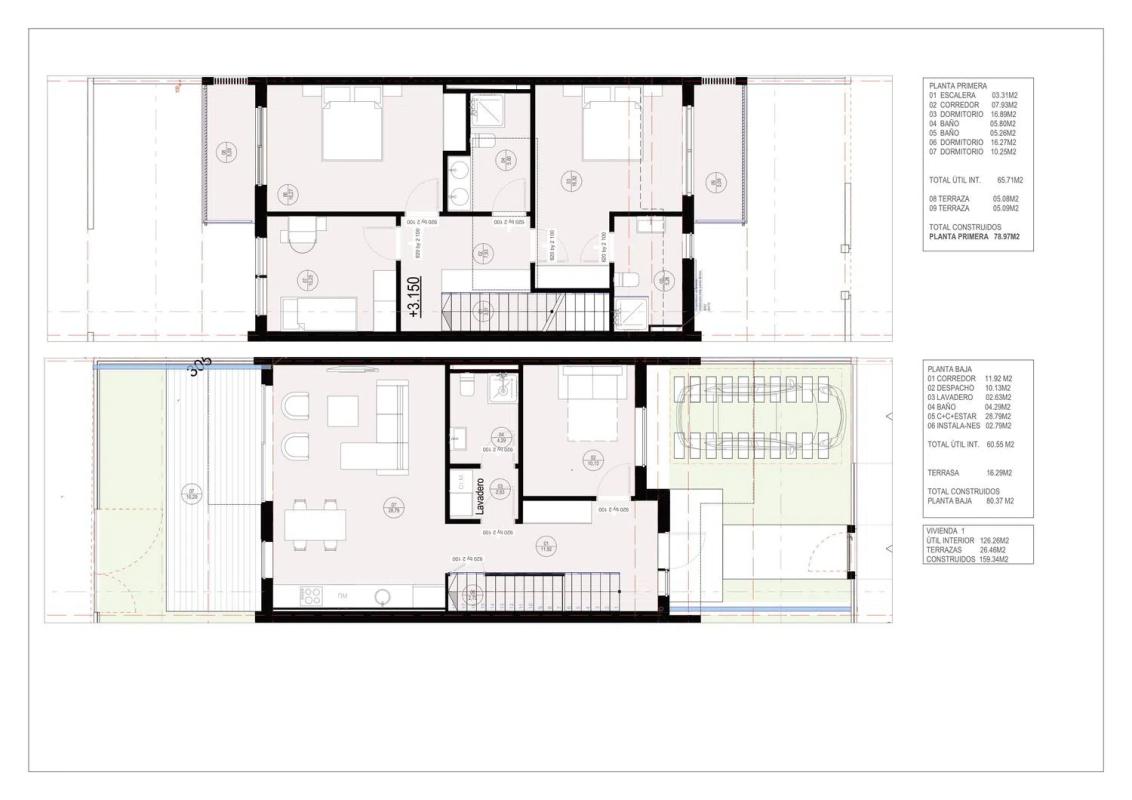 Obra nueva Rafaelbunyol en Rafelbunyol (Revista) plan 1