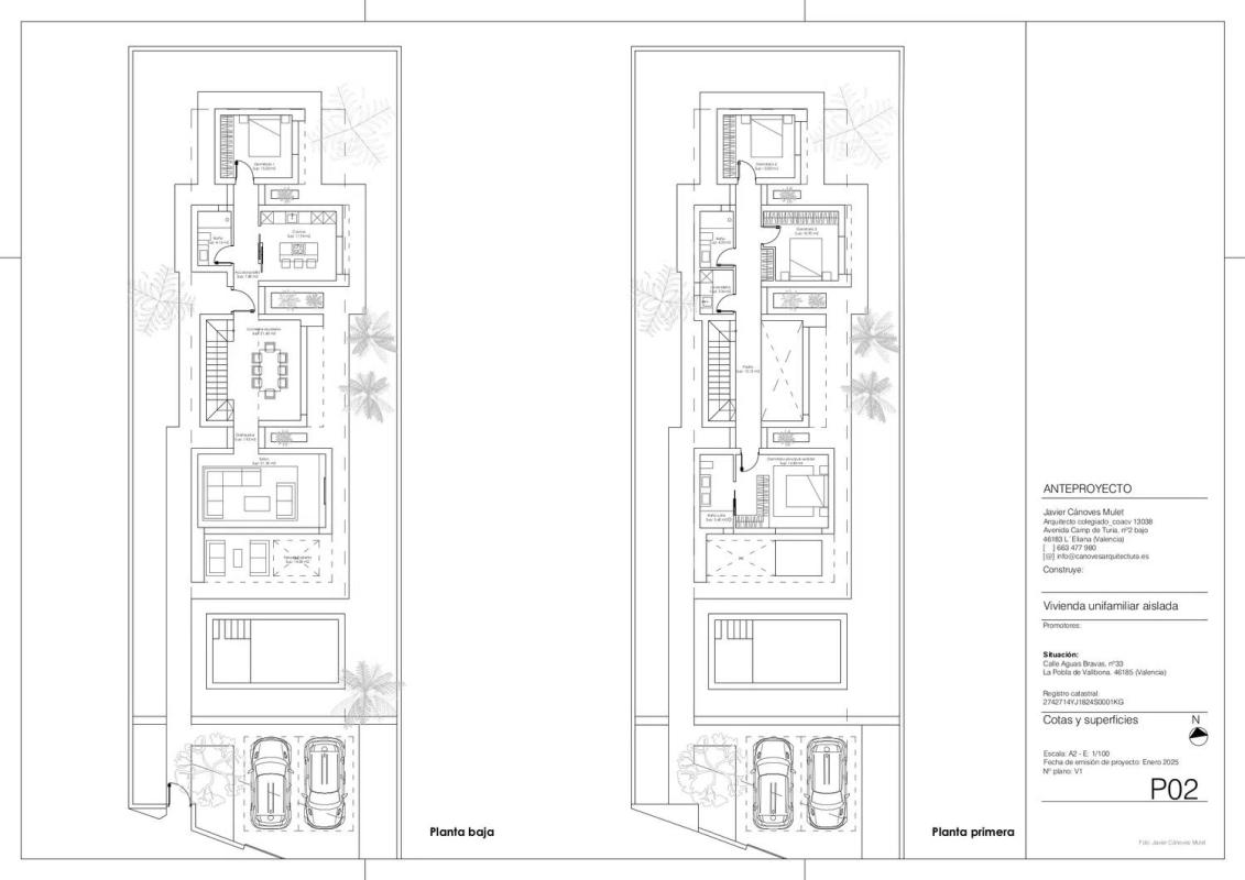Obra nueva en Maravisa en La Pobla de Vallbona (Revista) plan 1