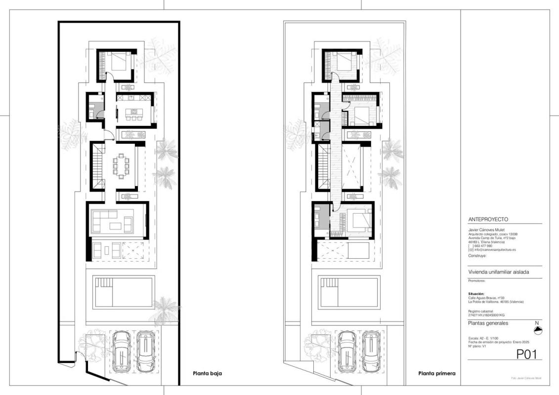 Obra nueva en Maravisa en La Pobla de Vallbona (Revista) plan 2