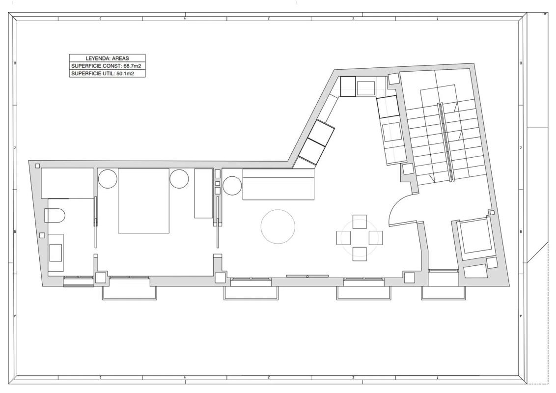 Obra nueva Edificio San Josep en Gandia (Revista) plan 1